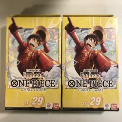 Lot Of 2 Box One Piece Egghead ENGLISH Starter Deck ST-29 SEALED NEW Ships Now - Image 1
