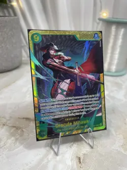 One Piece Dracule Mihawk SEC OP14-119 The Azure Sea's Seven In Hand NM - Image 2