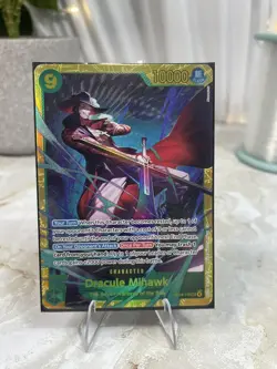 One Piece Dracule Mihawk SEC OP14-119 The Azure Sea's Seven In Hand NM - Image 3
