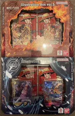 One Piece TCG OP-13 Illustration Box Vol 5 + 6 SEALED - Image 1