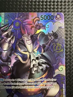 Gecko Moria (SP) ST03-004 - One Piece TCG- Alternate Art - OP08 - Two Legends LP - Image 4