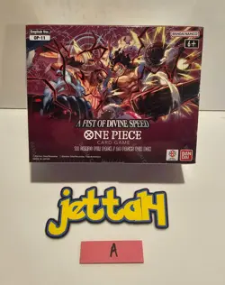 One Piece TCG OP-11 A Fist of Divine Speed Booster Box (English) NEW/SEALED! (A) - Image 2