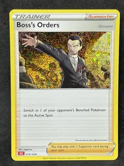 POKEMON BOSS’S ORDERS CLC 019/034 HOLO CARD GAME CLASSIC COLLECTION NM ENG - Image 1
