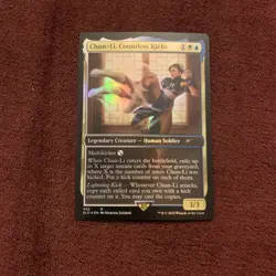 Chun-Li Countless Kicks Secret Lair Foil Card Drop, Near Mint Condition Unplayed - Image 1