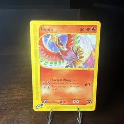 2002 HO-OH 52 Black Star Promo Wizards of the Coast Vintage Pokemon Card - Image 1