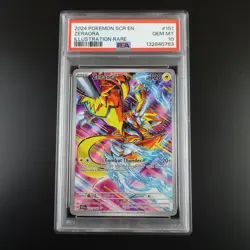 PSA 10 Zeraora 151/142 Pokemon Stellar Crown IR Full Art Holo Card - Image 1
