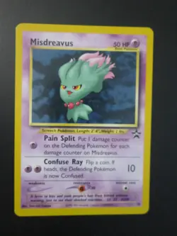 MISDREAVUS POKEMON CARD 39 BLACK STAR PROMO NON HOLO NEVER PLAYED NM- - Image 1