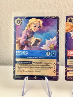 Disney Lorcana Magical Places Stitch Rapunzel Donald Duck EPCOT Promo Cards Set - Image 2