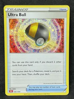 POKEMON ULTRA BALL CLC 030/034 HOLO CARD GAME CLASSIC COLLECTION NM ENG - Image 1