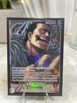 Op14-079 Crocodile Alt Art One Piece Card Game English - Image 1