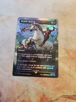 Deadly Rollick Rainbow Foil Secret Lair MTG NM - Image 1