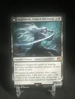 Sephiroth, Fabled SOLDIER 0115 MTG Mythic Rare Magic Final Fantasy - Image 1