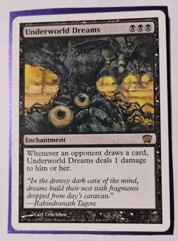 Underworld Dreams MTG, Eighth Edition, Rare, Regular, LP - Image 1