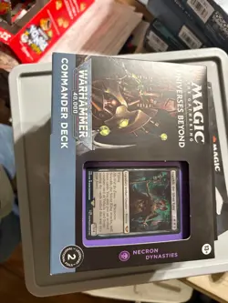 magic the gathering commander deck sealed universe beyond necron dynasties - Image 1