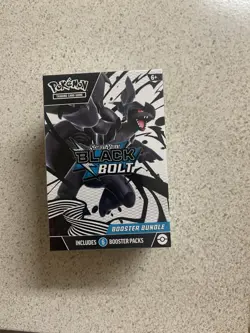 Pokemon TCG Scarlet & Violet Black Bolt SV10.5 Booster Bundle NEW Factory Sealed - Image 1