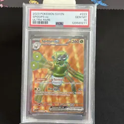 Spidops EX # 223/198 UR | Pokemon TCG - 2023 Scarlet Violet Base | PSA 10 Gem MT - Image 3