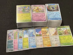 Scarlet & Violet Era Reverse Holo Bulk (300) Pokemon Tcg - C/UC - Foils Only - Image 1