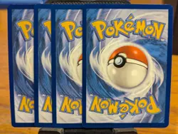 Pokemon TCG Shrouded Fable Bloodmoon Ursaluna Holo Rare 025/064 x4 Playset - Image 2