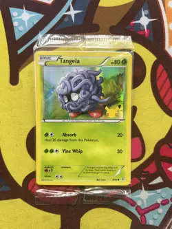 Pokemon Tangela 8/83 - Sealed - Generations - 20th Anniversary - Pikachu Stamped - Image 1