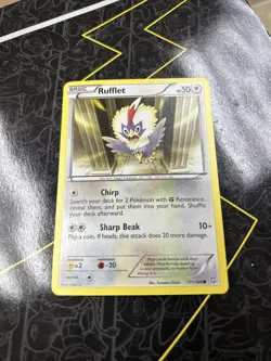 2012 Rufflet 111/124 Pokemon BW Dragons Exalted Regular - Image 1