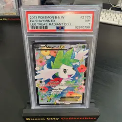 SHAYMIN EX - PSA 7 - 2013 POKEMON B & W LEGENDARY TREASURES RADIANT COLL #21/25 - Image 1