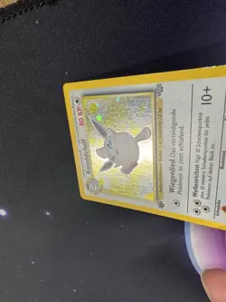 Pokemon TCG Knuddeluff (Wigglytuff) #16/64 Holofoil Jungle German 1st Edition LP - Image 2