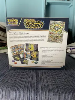 Pokemon Surging Sparks ETB Pokemon Center Exclusive Edition New Factory Sealed - Image 2