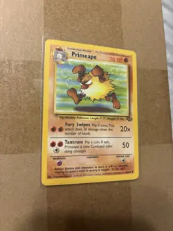 Primeape 43/64 Jungle Unlimited Pokemon TCG 1999 LP - Image 1