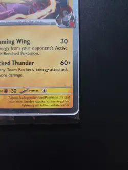 Pokemon TCG Team Rocket’s Zapdos - Destined Rivals GameStop Promo, Sealed - Image 5