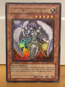 Celestia, Lightsworn Angel - LODT-EN024 - Ultra Rare - 1st Edition - LP - Image 1