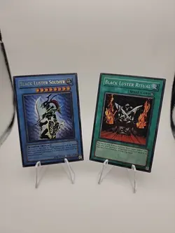 Yu-Gi-Oh! Black Luster Soldier SYE-024 NM + Black Luster Ritual SYE-025 NM - Image 1