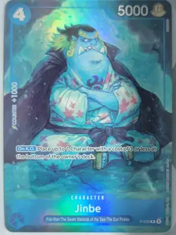 NM Jinbe P-030 English One Piece Premium Collection Bandai Games Fest 23-24 - Image 2