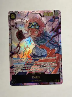 Koby (Alt Art) SEC OP11-119 SEC Fist of Divine Speed One Piece TCG English NM - Image 1