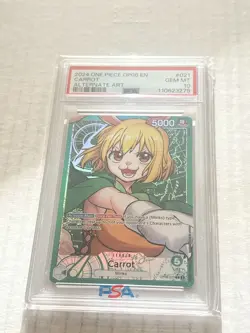 One Piece Two Legends Carrot OP08-021 Leader Alt Art PSA 10 English - Image 1