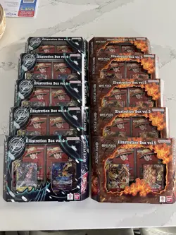 One Piece Illustration Box Vol. 5 & 6 *LOT OF 10 New SEALED IN HAND - Image 1