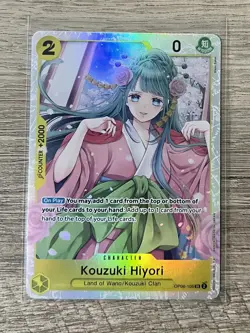 Kouzuki Hiyori OP06-106 Super Rare One Piece TCG Wings of the Captain English - Image 1