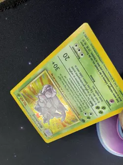 1st Edition Nidoking 11/102 - LP - Holo Rare - Base Set Pokemon Card - GERMAN - Image 2