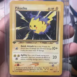 Pokemon Pikachu TCG Neo Genesis 1st Edition Card 70/111 Regular - Image 3