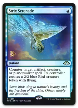 Strix Serenade #71 (Foil) (NM) Prerelease Cards PRE Magic MTG - Image 1