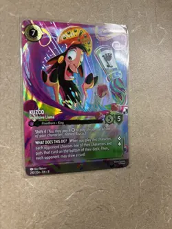 Disney Lorcana Kuzco Impulsive Llama Enchanted Rare Card 210/204 Reign of Jafar - Image 2