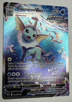 Vaporeon VMAX - SWSH182 - SWSH: Sword & Shield Promo Cards (SWSD) Near Mint - Image 2