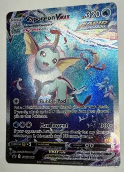 Vaporeon VMAX - SWSH182 - SWSH: Sword & Shield Promo Cards (SWSD) Near Mint - Image 3