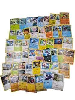 Mixed Pokemon TCG Lot Collectible Cards Various Types Features T2750 D10 - Image 1