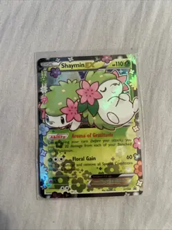 Pokemon Shaymin EX Black Star Promo Holo XY148 XY Set HP110 Card - Image 1