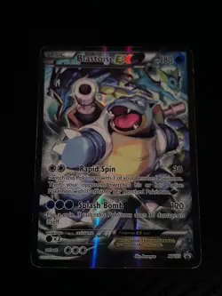 Blastoise EX XY122 XY Holo Pokemon Card Modern TCG - Image 2