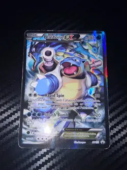 Blastoise EX XY122 XY Holo Pokemon Card Modern TCG - Image 3
