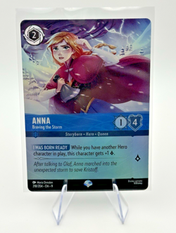 Anna - Braving the Storm (Epic) 218/204 Fabled Holo Disney Lorcana Card NM - Image 1