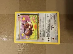 Pokemon Eevee Card 51/64 Jungle Unlimited LP-NM Condition - Image 1