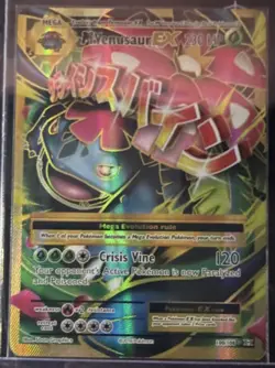 Pokemon M Venusaur EX Full Art Mega Ultra Rare Holo Card 100/108 Evolutions MINT - Image 1