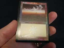 Magic The Gathering MTG 7th Edition Plains Foil 344/350 John Avon 2001 LP - Image 3